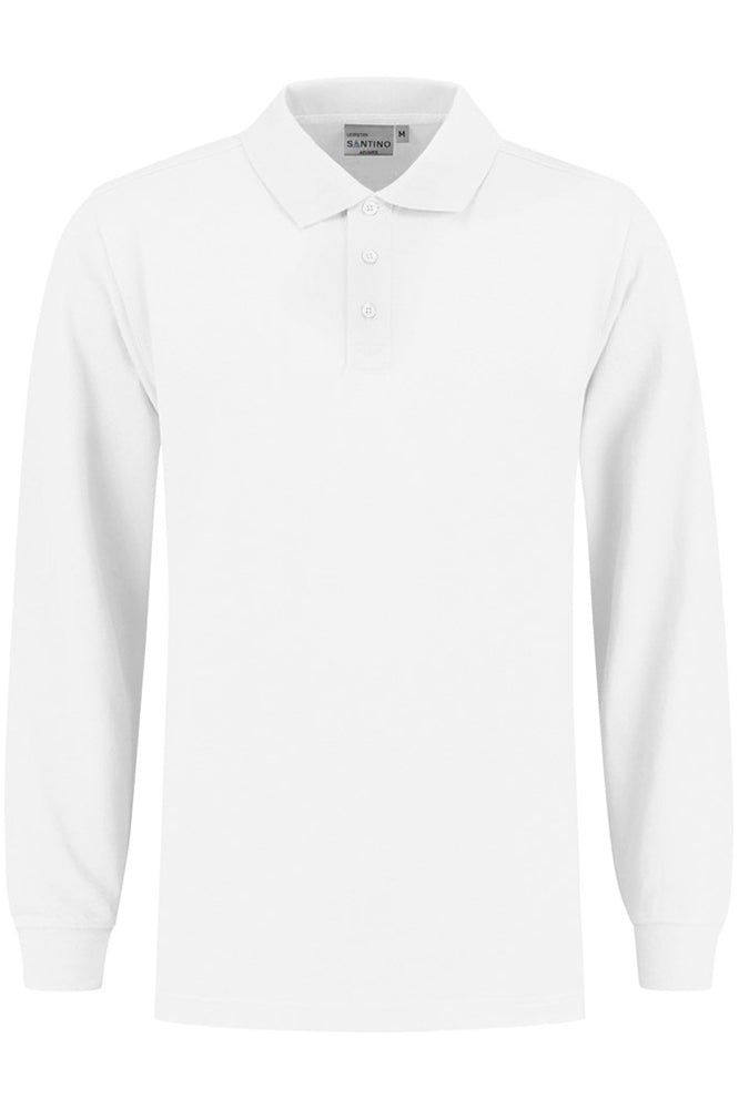 Santino Poloshirt Lexington White 4XL-6XL - Bedrijfskleding Koning