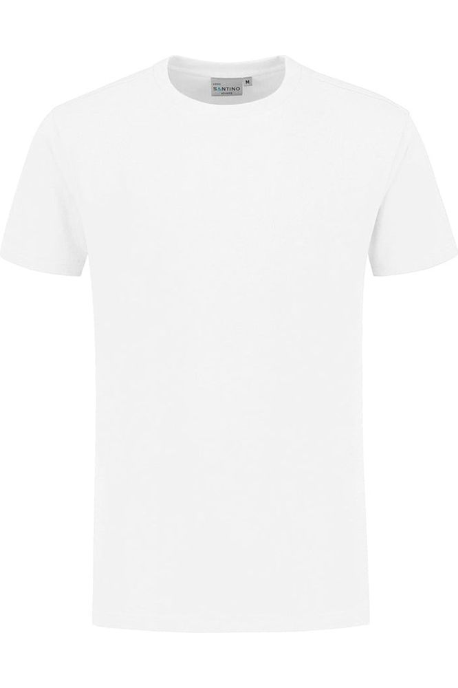 Santino T-shirt Lebec White 4XL-6XL - Bedrijfskleding Koning