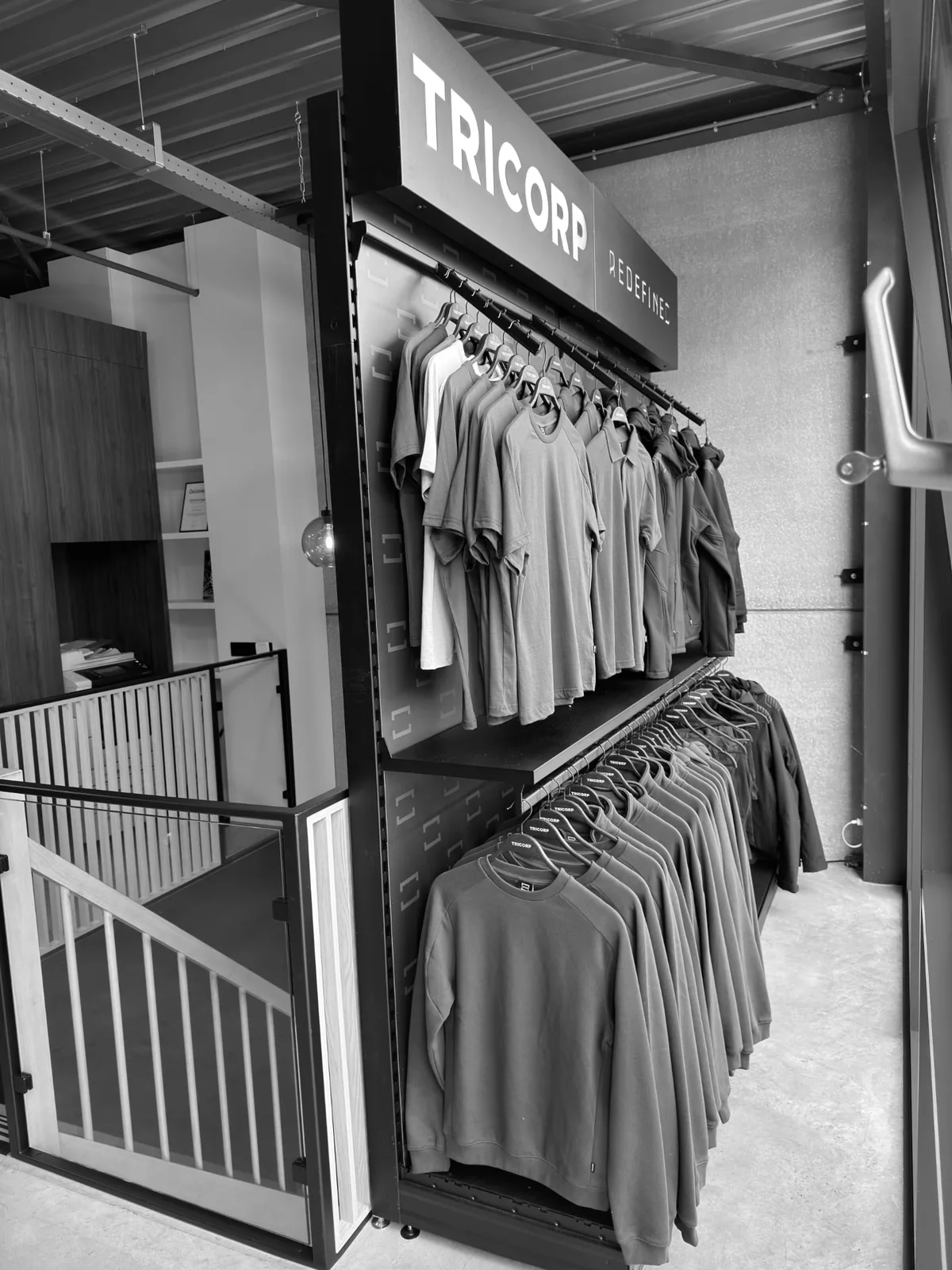 Tricorp werkkleding in de showroom