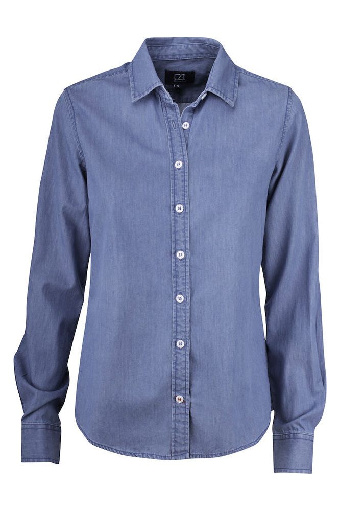 CUTTER & BUCK Ellensburg Denim Shirt Dames - Bedrijfskleding Koning