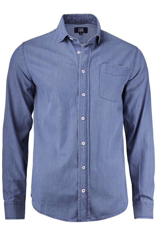 CUTTER & BUCK Ellensburg Denim Shirt Heren - Bedrijfskleding Koning