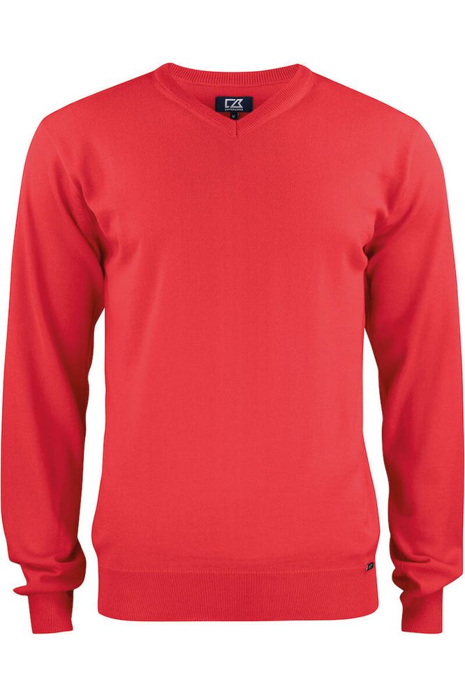 CUTTER & BUCK Everett V-neck Heren - Bedrijfskleding Koning