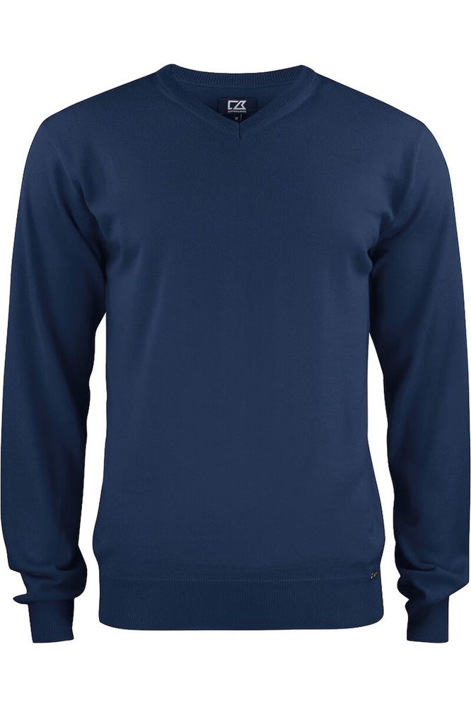 CUTTER & BUCK Everett V-neck Heren - Bedrijfskleding Koning