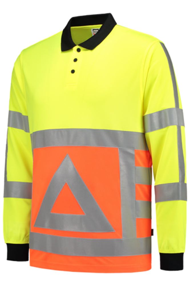 Tricorp Poloshirt Verkeersregelaar Lange Mouw - Bedrijfskleding Koning